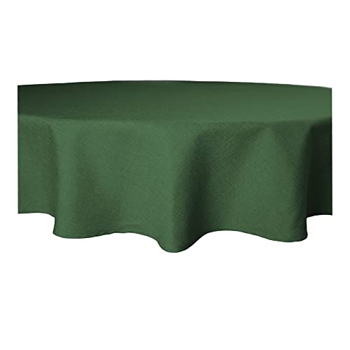 Tischdecke dunkelgrün 140 cm Ø rund Struktur Mitteldecke Leinen-Optik beschichtet Wasser und Schmutz abweisend Lotuseffekt Tischdecke dunkelgrün 140 cm Ø rund Struktur Mitteldecke Leinen-Optik beschichtet Wasser und Schmutz abweisend Lotuseffekt von Haus und Deko