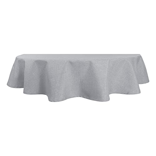 Tischdecke oval Leinenoptik 135x180 cm Silber Lotuseffekt Tischwäsche Wasserabweisend Tischtuch Fleckenabweisend Bügelfrei Abwischbar Waschbar Innen und Außen Perleffekt Tischdecke oval Leinenoptik 135x180 cm Silber Lotuseffekt Tischwäsche Wasserabweisend Tischtuch Fleckenabweisend Bügelfrei Abwischbar Waschbar Innen und Außen Perleffekt von Tischdecke