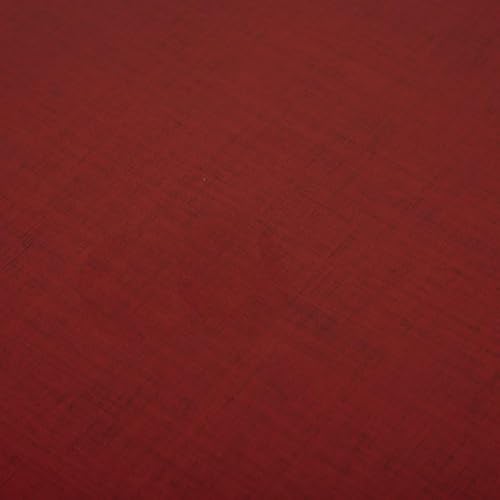 Wachstuch Tischdecke 140 cm rund Rot abwaschbar Leinenoptik grob Struktur Gartentischdecke fleckenabweisend Wachstuch Tischdecke 140 cm rund Rot abwaschbar Leinenoptik grob Struktur Gartentischdecke fleckenabweisend von Haus und Deko
