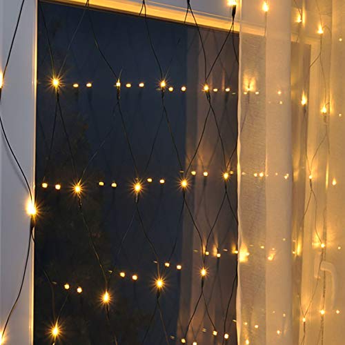 HI LED Lichternetz Lichtervorhang 160LEDs 320x150cm klares Licht für aussen 76047 HI LED Lichternetz Lichtervorhang 160LEDs 320x150cm klares Licht für aussen 76047 von Haushalt International