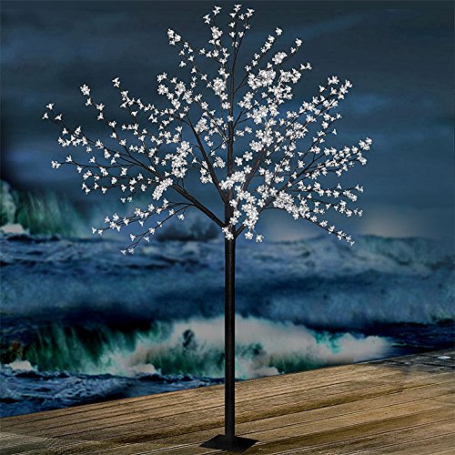 LED Baum Kirschblütenbaum 250cm 600LED warmweiss Metall Sakura Baum Lichterbaum von Haushalt International