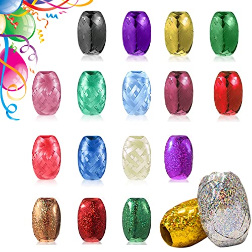 18 Rollen Geschenkband Kräuselband Ringelband Set, 20 m je Rolle Ringelband in Bunten Farben, Bunte Geschenk Bänder, Hochzeit Geschenkverpackung Set, Curling Ribbon Rolle zum Dekorieren und Verpacken 18 Rollen Geschenkband Kräuselband Ringelband Set, 20 m je Rolle Ringelband in Bunten Farben, Bunte Geschenk Bänder, Hochzeit Geschenkverpackung Set, Curling Ribbon Rolle zum Dekorieren und Verpacken von HautStore