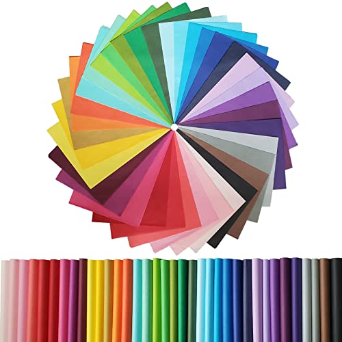 360 Blatt Seidenpapier, 36 Farben Buntes Papier A4, Bastelpapier Transparent Geschenkpapier, zum Kreieren von Pompoms, Papierblumen Hochzeit, Geburstag, Weinachtensgechenk Geschenk Deko (20 X 29 cm) von HautStore