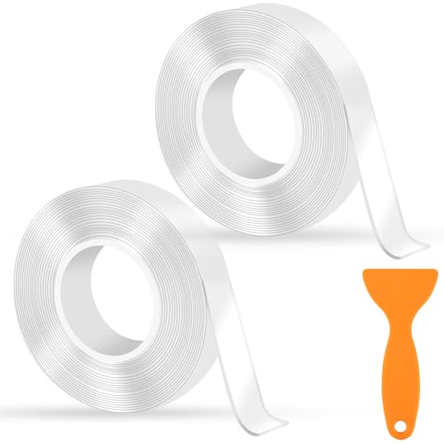 HavaCue 10M Doppelseitiges Klebeband Extra Stark,2 Rollen Nano Double Sided Tape, Ablösbar Doppelseitiges Klebeband Dünn Transparent Mit Schaber für Fotowand,Küche,Haus,Auto,Outdoor HavaCue 10M Doppelseitiges Klebeband Extra Stark,2 Rollen Nano Double Sided Tape, Ablösbar Doppelseitiges Klebeband Dünn Transparent Mit Schaber für Fotowand,Küche,Haus,Auto,Outdoor von HavaCue ㅤ