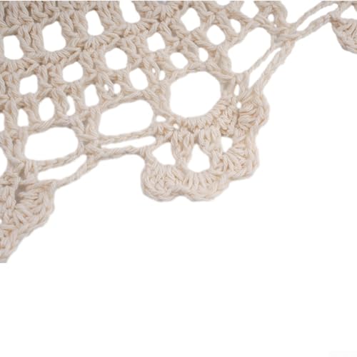 HavenDomicile Artisan Häkelspitze Tischdecke für Vintage-Tischdekoration in Cafés und Restaurants (45 cm) von HavenDomicile