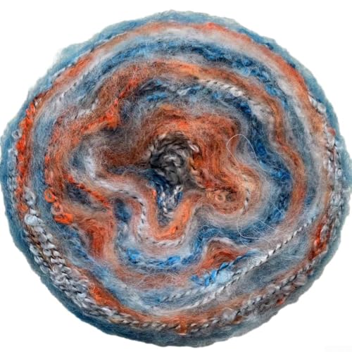 Weiches Mohair-Garn mit Ombré-Effekt, perfekt geeignet für verschiedene DIY-Projekte, einschließlich warmer Decken oder modischer Schals (Typ A) von HavenDomicile