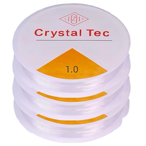 Elastisches Schmuckband 1mm transparent - 10m Perlenfaden Armbänder - Reißfestes Gummiband Schmuckherstellung - Wasserfest & unsichtbar - DIY, Perlen & Reparaturen - Latexfrei & hautverträglich Elastisches Schmuckband 1mm transparent - 10m Perlenfaden Armbänder - Reißfestes Gummiband Schmuckherstellung - Wasserfest & unsichtbar - DIY, Perlen & Reparaturen - Latexfrei & hautverträglich von Hawfund