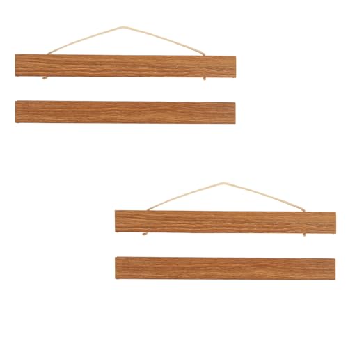Hawpasy 2er Set 21cm Magnetisch Posterschiene A4, Bilderrahmen aus Teak für Wandbilder, Bilderleiste Magnetisch, Poster Aufhänger Holz, Holzleisten für Poster Hawpasy 2er Set 21cm Magnetisch Posterschiene A4, Bilderrahmen aus Teak für Wandbilder, Bilderleiste Magnetisch, Poster Aufhänger Holz, Holzleisten für Poster von Hawpasy