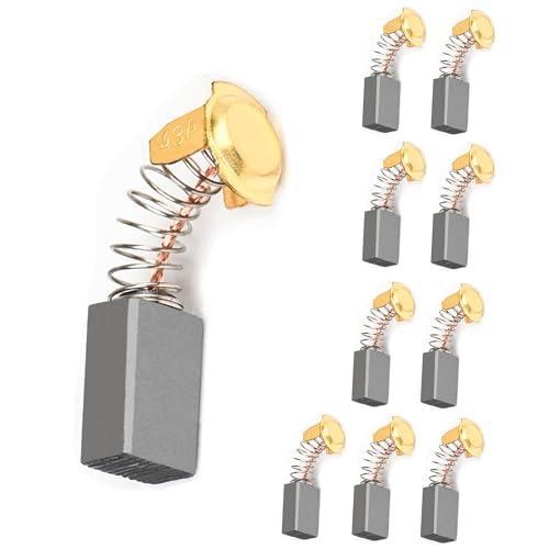 Hayaww 10 pcs #43 Elektrowerkzeug Kohlebürsten Ersatz Kohlebürsten Motorkohlen für Elektromotor Kohlebürsten Motor Kohlebürsten für Elektrowerkzeuge Kohlestifte Hammerbohrer (B) von Hayaww
