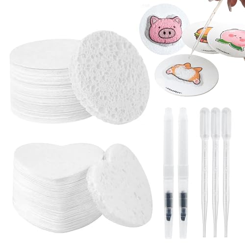 Hayaww Schaum Textur Malset Schaumstruktur-Malpapier Foam Malpapier mit Wasserstiften Und Tropfer 3D-Materialpaket für handgefertigte Schaumtexturmalerei Bauschiges Malpapier für DIY 3D Kunst (A) von Hayaww
