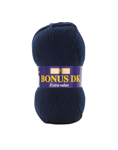 Hayfield Bonus DK Doppelstrick, Marineblau (971), 100 g von Sirdar Hayfield Bonus DK Doppelstrick, Marineblau (971), 100 g von Sirdar von Sirdar