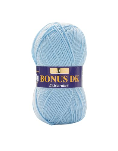 Hayfield Bonus DK Double Knitting, Powder Blue (960), 100 g von Sirdar, Garn, 19 x 9 x 9 cm von Sirdar