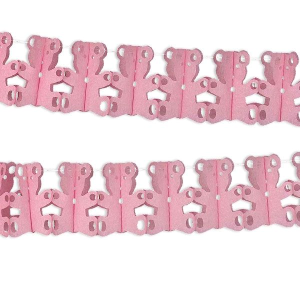 BÄRCHEN-Girlande rosa, Deko für Babyparty, Kita, Kindergarten, 6 m BÄRCHEN-Girlande rosa, Deko für Babyparty, Kita, Kindergarten, 6 m von Haza Groep B.V.