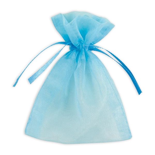 Geschenktaschen in Babyblau aus hochwertigem Organza, 10 Stück Geschenktaschen in Babyblau aus hochwertigem Organza, 10 Stück von Haza Groep B.V.