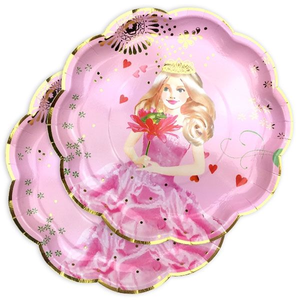 Prinzessin Partyteller für den Prinzessin Geburtstag, 8 Stück, Pappe Prinzessin Partyteller für den Prinzessin Geburtstag, 8 Stück, Pappe von Haza Groep B.V.