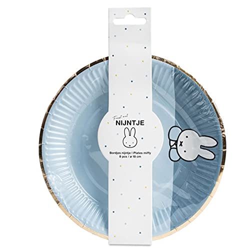 Haza Original Teller Miffy Baby 18 cm 8 Stck. blau Haza Original Teller Miffy Baby 18 cm 8 Stck. blau von Haza Original