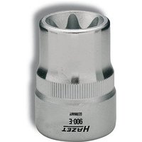 HAZET 1/2 Zoll Außen-TORX (TX) Steckschlüsseleinsatz Größe: E 10 Länge: 38,0 mm von Hazet