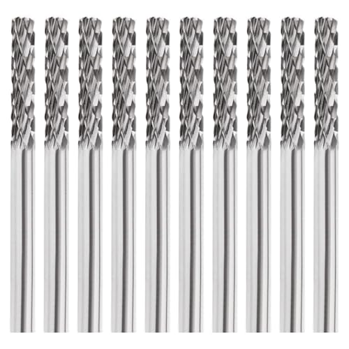 10 pcs Carbid Burr Set Typ A Doppelgeschnittene Wolfram -Drehbohrgeräte für Metallholzschnitze Polierschleife Gravur Bohrungen 10 pcs Carbid Burr Set Typ A Doppelgeschnittene Wolfram -Drehbohrgeräte für Metallholzschnitze Polierschleife Gravur Bohrungen von Hbbgdiy