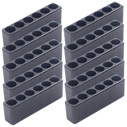 10pcs Schraubendreherbithalter 6 Löcher Kunststoff Sechskant Organizer Kompaktbohrerlagerung für 1/4 Zoll Sechskant Shank -Werkzeuge und Zubehör 10pcs Schraubendreherbithalter 6 Löcher Kunststoff Sechskant Organizer Kompaktbohrerlagerung für 1/4 Zoll Sechskant Shank -Werkzeuge und Zubehör von Hbbgdiy