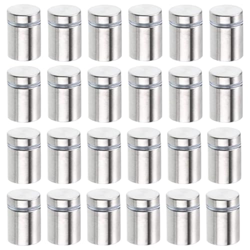 24 -pcs -Abstandsschrauben für Glascrylschilder 19x25mm Edelstahl -Wandmontageschrauben mit verstellbaren Kappen für die Beschilderung der Bürospeicheranzeige 24 -pcs -Abstandsschrauben für Glascrylschilder 19x25mm Edelstahl -Wandmontageschrauben mit verstellbaren Kappen für die Beschilderung der Bürospeicheranzeige von Hbbgdiy