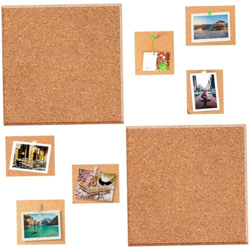 2pcs 30x30cm Selbstklebende Korkbretter, Kork-Bulletin-Board-Panels für Büro, Schule, Küche, Heimorganisation und DIY-Kunsthandwerk 2pcs 30x30cm Selbstklebende Korkbretter, Kork-Bulletin-Board-Panels für Büro, Schule, Küche, Heimorganisation und DIY-Kunsthandwerk von Hbbgdiy
