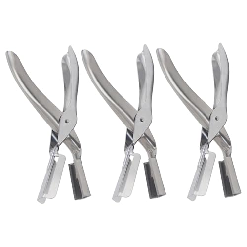 3pcs Edelstahl-Langusterschale-Schäler-Werkzeugset, 7x3-Zoll von Hbbgdiy