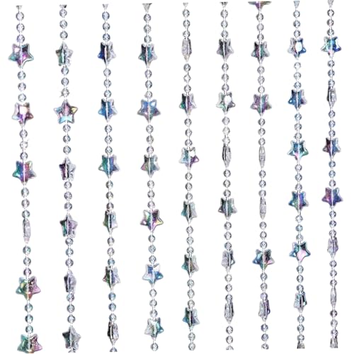 3pcs Perlen -Tür -Stringvorhang mit Regenbogenstern Acryl Quasten, Hängszimmerteiler Panel für Türen, Fenster, Hochzeit, Wohnzimmer, Heimdekoration 3pcs Perlen -Tür -Stringvorhang mit Regenbogenstern Acryl Quasten, Hängszimmerteiler Panel für Türen, Fenster, Hochzeit, Wohnzimmer, Heimdekoration von Hbbgdiy