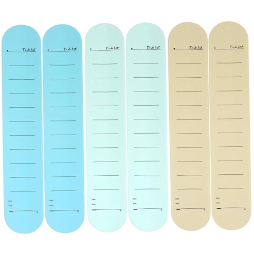 6 PCs Notizkristband für DO List Memo Reminder Armband wiederverwendbare wasserdichte Silikon -Slap -Armbandband mit Lineal tragbares tragbares Note Pad für Krankenschwestern Lehrer Meetings Arb 6 PCs Notizkristband für DO List Memo Reminder Armband wiederverwendbare wasserdichte Silikon -Slap -Armbandband mit Lineal tragbares tragbares Note Pad für Krankenschwestern Lehrer Meetings Arb von Hbbgdiy