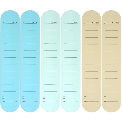 6pcs wiederverwendbares Silikon-Armband Notizbund, tragbare Aufgabenlisten-Memo-Erinnerungsarmband mit Lineal, wasserdicht 6pcs wiederverwendbares Silikon-Armband Notizbund, tragbare Aufgabenlisten-Memo-Erinnerungsarmband mit Lineal, wasserdicht von Hbbgdiy