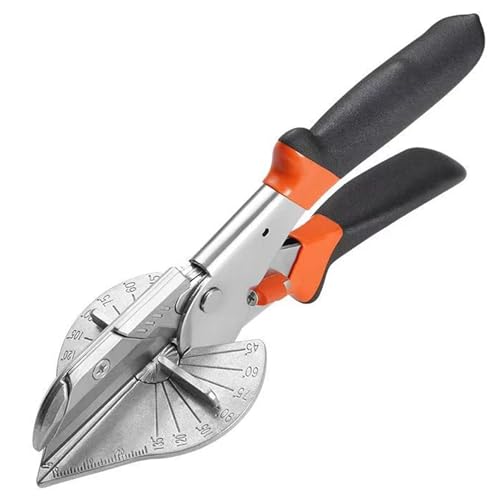Gehrungsschere Einstellbarer Winkelschneider mit Sicherheitsschloss Nicht -Schlupfgriff 45 bis 135 Grad Schneidwerkzeug für PVC -Rohrholzholz -Holzformeln Viertelrunde Draht Gehrungsschere Einstellbarer Winkelschneider mit Sicherheitsschloss Nicht -Schlupfgriff 45 bis 135 Grad Schneidwerkzeug für PVC -Rohrholzholz -Holzformeln Viertelrunde Draht von Hbbgdiy