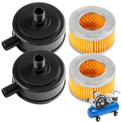 Hbbgdiy 2pcs 20mm Gewindeluftkompressor -Ansauterfilter -Schalldämpfer mit Kunststoffabdeckung, Ersatzluftfilterschalldes für Kompressor, Industrie -Workshop und Heimgebrauch Hbbgdiy 2pcs 20mm Gewindeluftkompressor -Ansauterfilter -Schalldämpfer mit Kunststoffabdeckung, Ersatzluftfilterschalldes für Kompressor, Industrie -Workshop und Heimgebrauch von Hbbgdiy