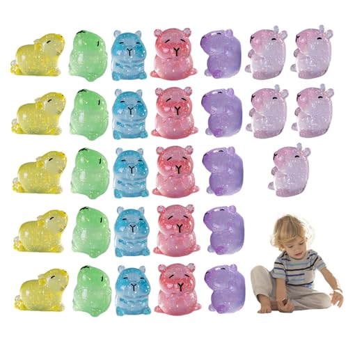 Hbbgdiy 30pcs Mini Capybara Harztiere leuchten in den dunklen Figuren winzige leuchtende Ornamente für Feengarten, Mikrolandschaftshandwerk, Kuchen -Top, DIY -Dekor Hbbgdiy 30pcs Mini Capybara Harztiere leuchten in den dunklen Figuren winzige leuchtende Ornamente für Feengarten, Mikrolandschaftshandwerk, Kuchen -Top, DIY -Dekor von Hbbgdiy