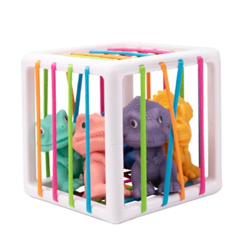 Hbbgdiy Babyformsortierspielzeug farbenfrohe Bildungsspielzeug sensorische Sortierbox 5 Tier. von Hbbgdiy