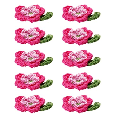 Hbbgdiy Häkelblüten Flecken 10pcs gestrickte Nähen Blumen Appliken Nähblätter Verzierungen gestrickte Nähblüten Blütenblätter, gehäkelte Applikationen, Blumenapplikationen Patches Hbbgdiy Häkelblüten Flecken 10pcs gestrickte Nähen Blumen Appliken Nähblätter Verzierungen gestrickte Nähblüten Blütenblätter, gehäkelte Applikationen, Blumenapplikationen Patches von Hbbgdiy