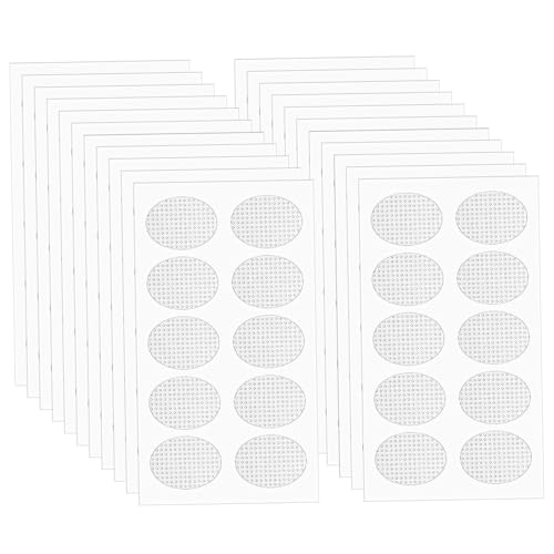 Hbbgdiy Ohrring -Aufkleber für schwere Ohrringe, 200 -pcs -Ohrlappen -Stützpatches klare Stützpatches Aufkleber Ohrringe Verstärkung für Geteilte Ohrläppchen von Hbbgdiy