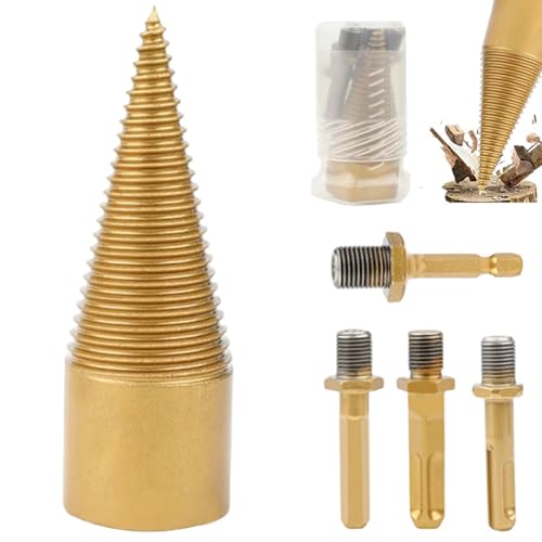 Holzsplitterbohrmaschine Bit Set mit 4 Griffen hohe Härte Nicht -Slip -Holz -Spaltungsbohransatz für elektrische Brennholz Blockbaumstumpf aufgeteilt Holzsplitterbohrmaschine Bit Set mit 4 Griffen hohe Härte Nicht -Slip -Holz -Spaltungsbohransatz für elektrische Brennholz Blockbaumstumpf aufgeteilt von Hbbgdiy
