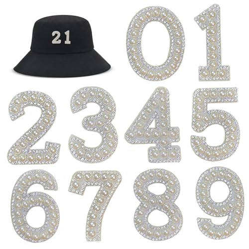 Perlennummern, elegante Perle-Strassnummer Eisen auf Flecken, DIY-Stickerei 0-9 Nähen Sie Applique-Patches 1 Setzen Sie die Nummer ein, Nummern 2025, Buchstaben Perlennummern, elegante Perle-Strassnummer Eisen auf Flecken, DIY-Stickerei 0-9 Nähen Sie Applique-Patches 1 Setzen Sie die Nummer ein, Nummern 2025, Buchstaben von Hbbgdiy