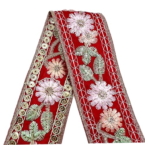 Sticked Ribbon 10 Yard 1, 8 Zoll Jacquard Ribbon Ethnischer Stil Ziermittel Blumennähstoff für Verzierung DIY Crafts Scrapbooking -Zubehör Dekorative Nähzubehör Sticked Ribbon 10 Yard 1, 8 Zoll Jacquard Ribbon Ethnischer Stil Ziermittel Blumennähstoff für Verzierung DIY Crafts Scrapbooking -Zubehör Dekorative Nähzubehör von Hbbgdiy
