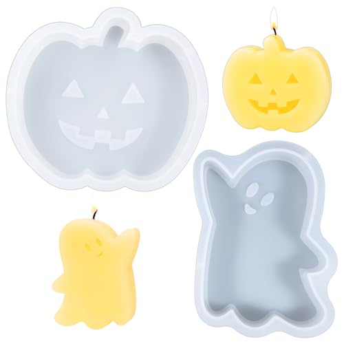 Silikonformen Gießformen Herbst, silikonform herbst, silikonform halloween, 2 Stück Silikonformen Für Halloween-Dekoration, DIY Kerzen Und Geschenke, Halbtransparentes Weiß, Flexibel Und Langlebig Silikonformen Gießformen Herbst, silikonform herbst, silikonform halloween, 2 Stück Silikonformen Für Halloween-Dekoration, DIY Kerzen Und Geschenke, Halbtransparentes Weiß, Flexibel Und Langlebig von HcvGcm