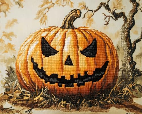 Hdfvlfdsa Kreuzstich Set Vorgedruckt, Halloween-Kürbis 40X50Cm Stickvorlagen Stickbilder Vorgedruckt Kreuzstich Stickpackungen Stickpackung Cross Stitch Embroidery Kit Stickset Sticken Set Erwachsene Hdfvlfdsa Kreuzstich Set Vorgedruckt, Halloween-Kürbis 40X50Cm Stickvorlagen Stickbilder Vorgedruckt Kreuzstich Stickpackungen Stickpackung Cross Stitch Embroidery Kit Stickset Sticken Set Erwachsene von Hdfvlfdsa