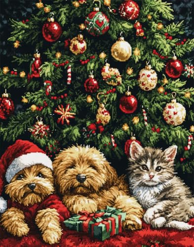 Hdfvlfdsa Reuzstich Stickpackung 11Ct Sticken Set Erwachsene Kreuzstichweihnachten Katzen Und Hunde 40X50Cm Diy Stickbilder Vorgedruckt Kreuzstich Für Anfänger Home Decor Hdfvlfdsa Reuzstich Stickpackung 11Ct Sticken Set Erwachsene Kreuzstichweihnachten Katzen Und Hunde 40X50Cm Diy Stickbilder Vorgedruckt Kreuzstich Für Anfänger Home Decor von Hdfvlfdsa
