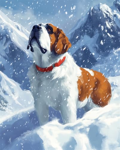 Kreuzstich Set Vorgedruckt, Bernhardiner Im Tiefen Schnee 40X50Cm Stickvorlagen Stickbilder Vorgedruckt Kreuzstich Stickpackungen Stickpackung Cross Stitch Embroidery Kit Stickset Sticken Se Kreuzstich Set Vorgedruckt, Bernhardiner Im Tiefen Schnee 40X50Cm Stickvorlagen Stickbilder Vorgedruckt Kreuzstich Stickpackungen Stickpackung Cross Stitch Embroidery Kit Stickset Sticken Se von Hdfvlfdsa