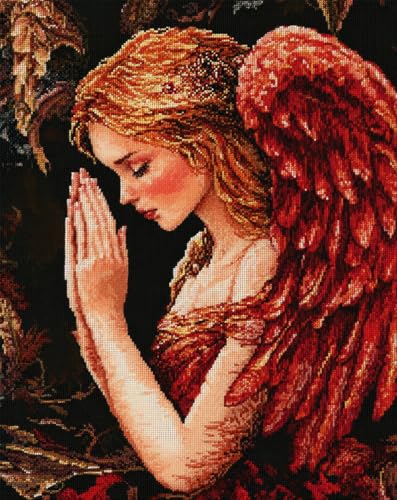 Kreuzstich Set Vorgedruckt, Betende Engel 40X50Cm Stickvorlagen Stickbilder Vorgedruckt Kreuzstich Stickpackungen Stickpackung Cross Stitch Embroidery Kit Stickset Sticken Set Erwachsene Anf Kreuzstich Set Vorgedruckt, Betende Engel 40X50Cm Stickvorlagen Stickbilder Vorgedruckt Kreuzstich Stickpackungen Stickpackung Cross Stitch Embroidery Kit Stickset Sticken Set Erwachsene Anf von Hdfvlfdsa