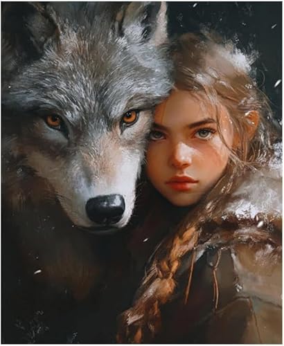 Kreuzstich Set Vorgedruckt, Stickvorlagen Stickbilder Vorgedruckt Der Wolf Und Das Mädchen 60X80Cm Kreuzstich Stickpackungen Stickpackung Cross Stitch Embroidery Kit Stickset Sticken Set Erw Kreuzstich Set Vorgedruckt, Stickvorlagen Stickbilder Vorgedruckt Der Wolf Und Das Mädchen 60X80Cm Kreuzstich Stickpackungen Stickpackung Cross Stitch Embroidery Kit Stickset Sticken Set Erw von Hdfvlfdsa