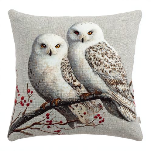 Kreuzstich Stickpackungen Kissen Stickerei Set Anfänger Vorgedruckt Zwei Weiße Eulen 45X45Cm Diy Set Kreativ Für Erwachsene Bastelset Handwerker Haus Dekoration Kreuzstichkissen Zum Stitch K Kreuzstich Stickpackungen Kissen Stickerei Set Anfänger Vorgedruckt Zwei Weiße Eulen 45X45Cm Diy Set Kreativ Für Erwachsene Bastelset Handwerker Haus Dekoration Kreuzstichkissen Zum Stitch K von Hdfvlfdsa