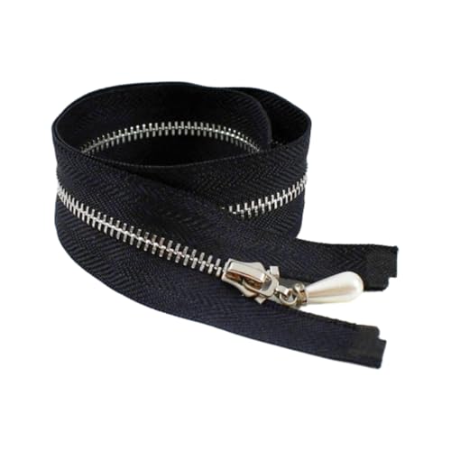 15/18/20/25/30 cm geschlossene Metallreißverschlüsse, Nr. 3, 5-teiliges Set, geeignet für Taschen, Perlenschieberreißverschlüsse, dekorative Reißverschlüsse für Kleidung und DIY-Nähzubehör.,18 cm von Hdhfjks