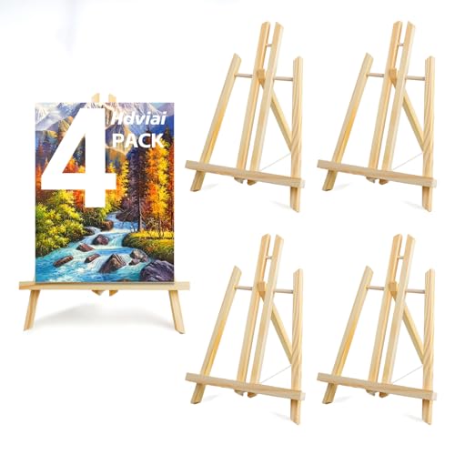 Hdviai 8 Holzstaffeleien – 30 x 19,6 cm Tischstaffeleien – Staffelei zum Malen von Leinwand, Kunst und Handwerk, Stative, Kinder, Studenten, Party, Malstaffelei, tragbare Leinwand-Foto-Bilderhalter Hdviai 8 Holzstaffeleien – 30 x 19,6 cm Tischstaffeleien – Staffelei zum Malen von Leinwand, Kunst und Handwerk, Stative, Kinder, Studenten, Party, Malstaffelei, tragbare Leinwand-Foto-Bilderhalter von Hdviai