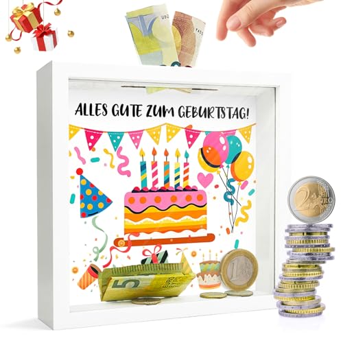 Geburtstagsgeschenk Lustige Geldgeschenk Verpackung - Geldgeschenke Geburtstag 3D Bilderrahmen Zum Befüllen Sparschwein Spardose Sparbox Sparbuch aus Holz Wunscherfüller Geldkarte Geschenk Geburtstagsgeschenk Lustige Geldgeschenk Verpackung - Geldgeschenke Geburtstag 3D Bilderrahmen Zum Befüllen Sparschwein Spardose Sparbox Sparbuch aus Holz Wunscherfüller Geldkarte Geschenk von HeDaKang