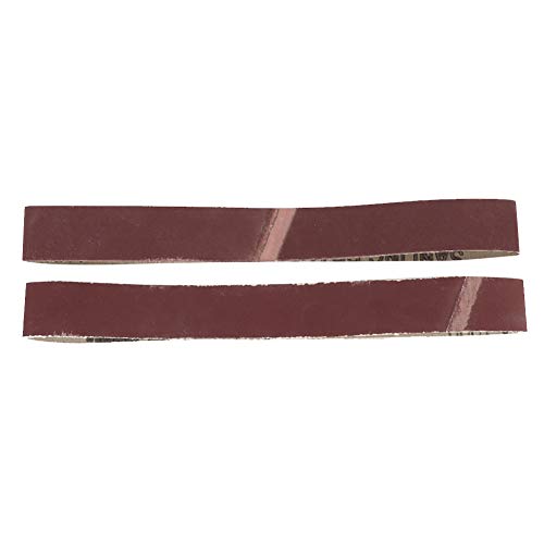 10pcs Schleifgürtel 1.2x2,1in Polierschleibsbänder 1000 Grit Aluminiumoxid -Schleifwerkzeuge für Metallurgie -Schiffbau Holzbearbeitung (800# Stufe Verbindung) von Headerbs