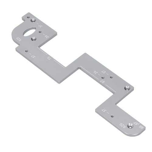 Aluminiumlegierung Holzbearbeitungs -Router -Schlitzvorlage Tragen Silber für Moderne Hausmöbel Aluminiumlegierung Holzbearbeitungs -Router -Schlitzvorlage Tragen Silber für Moderne Hausmöbel von Headerbs
